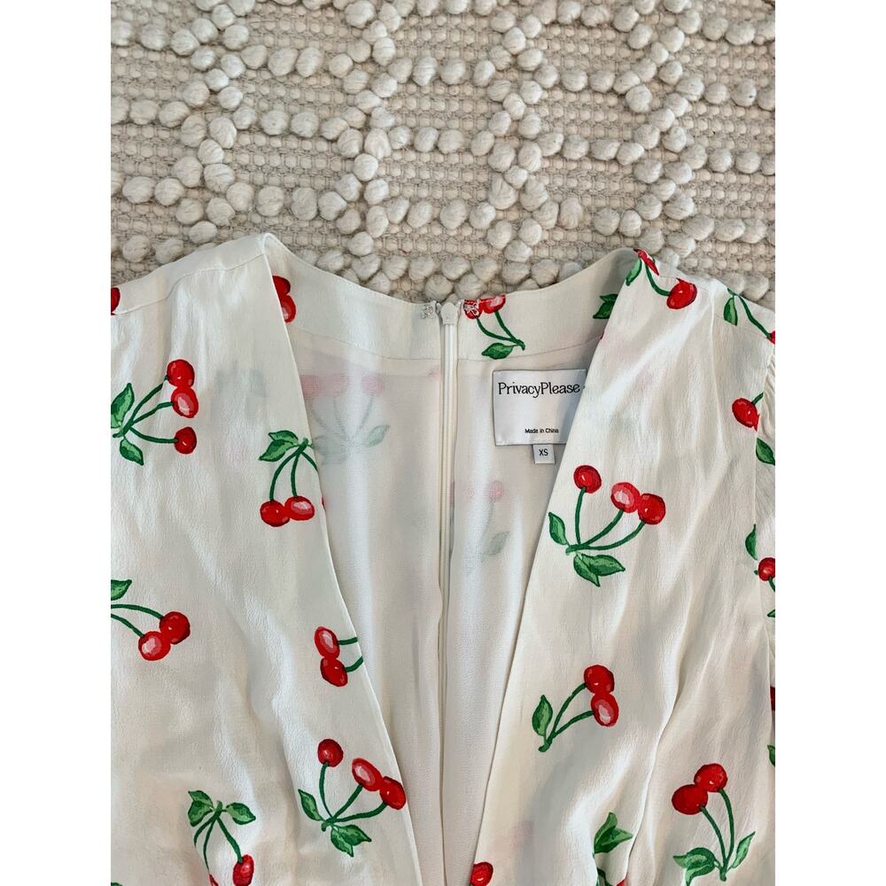 Revolve Privacy Please Wilmar Mini Cherry Dress Red
Cream Size Extra Small XS - Picture 2 of 6